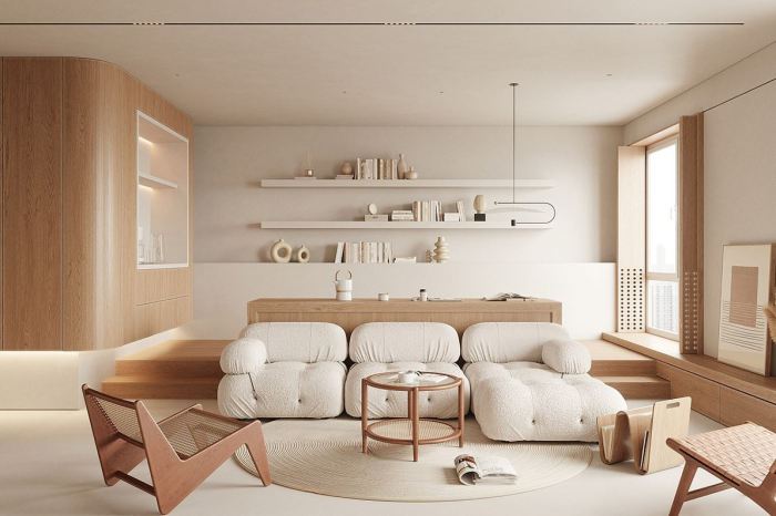 Japanese minimalism interior heart