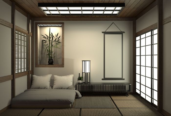 Japanese minimalism interior heart