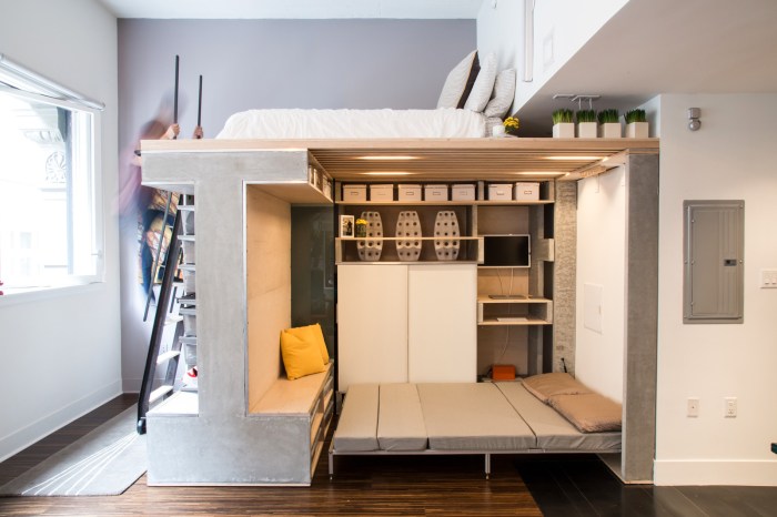 Loft functional multi small space spaces