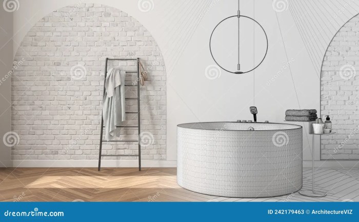 Brick bathroom wall homemydesign trendy stylish exposed industrial tiles design interior style choose board