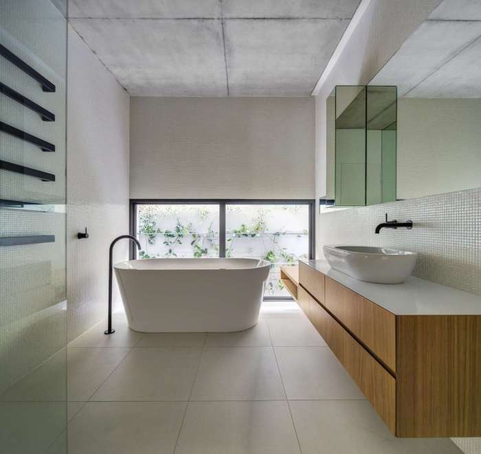 Bathroom minimalist design contemporary homedesignboard