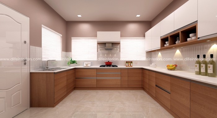 Desain dapur klasik berbentuk U